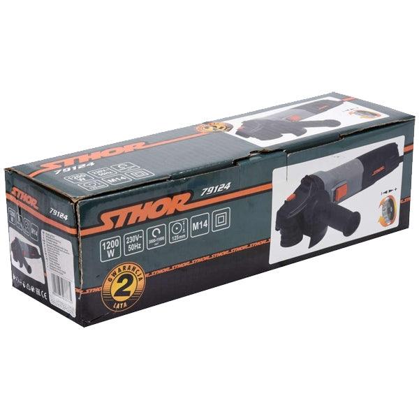 Polizor unghiular, 1200 W, 125 mm, turatie reglabila Sthor 79124 - magazinsculeonline - Sthor