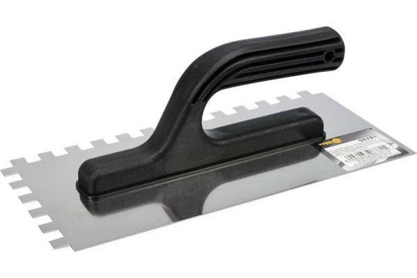 Gletiera inox crestata 130×280 mm, 10×10 06781 - magazinsculeonline - VOREL