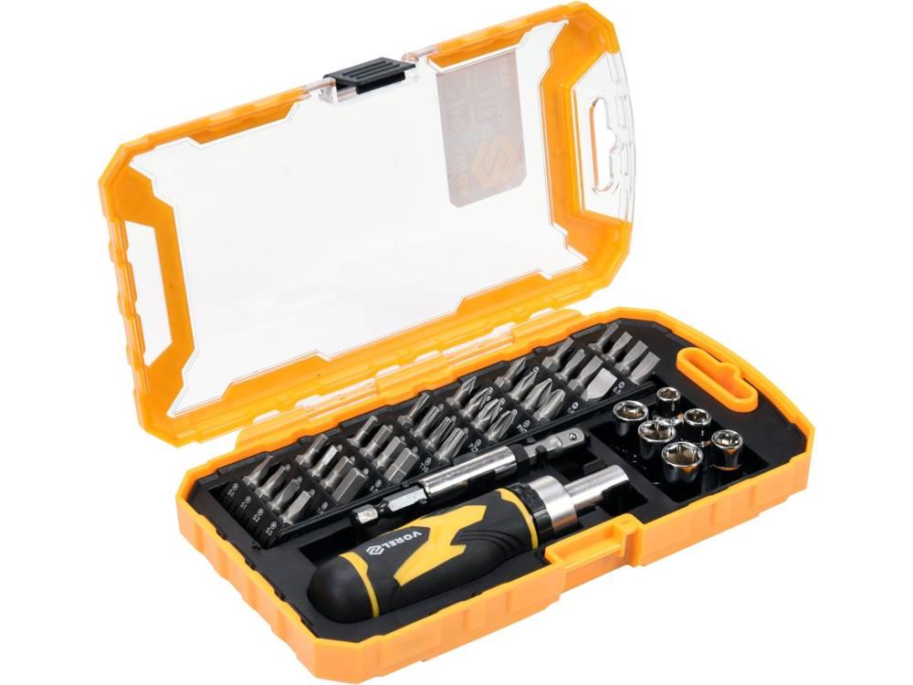 SET ȘURUBELNIȚĂ CU BIȚI, 41 BUC 64385 - magazinsculeonline - Vorel