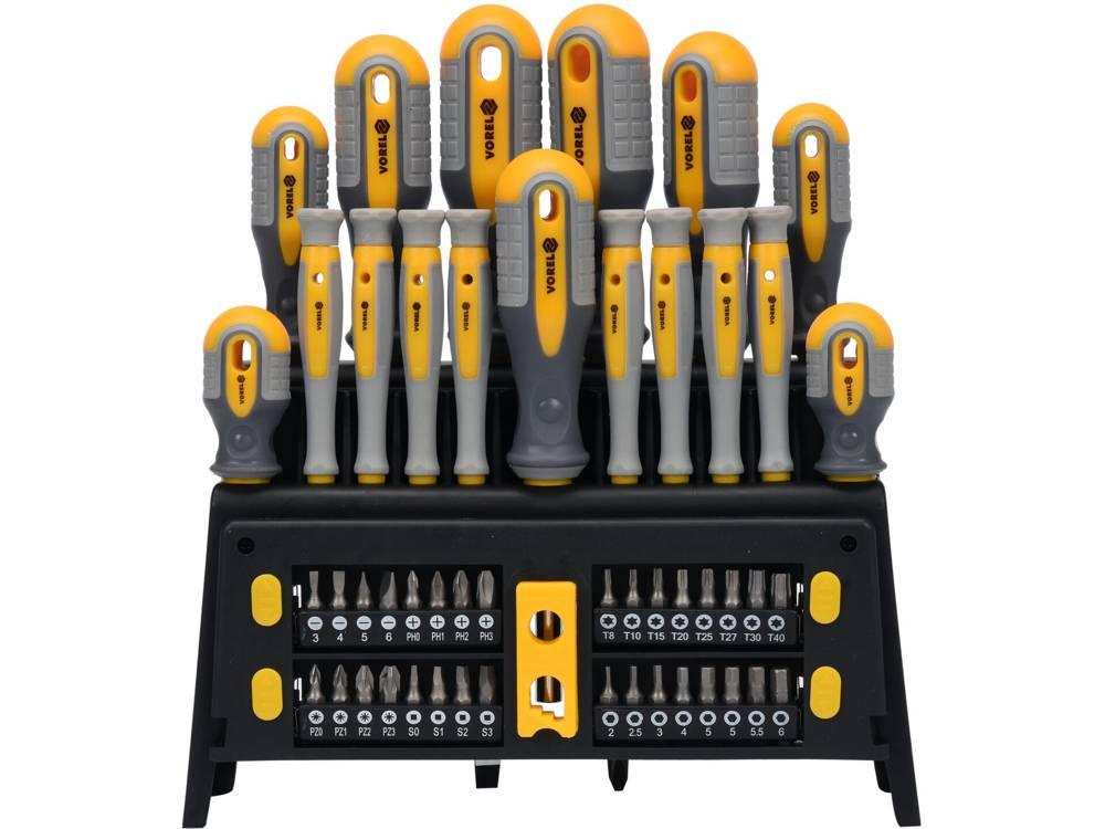 SET ȘURUBELNIȚE ȘI BIȚI, 50 PIESE 60780 - magazinsculeonline - Vorel