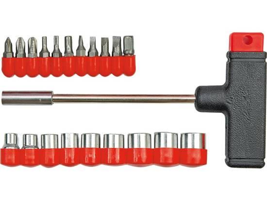 SET ȘURUBELNIȚĂ TIP "T" - 20 PIESE 65100 - magazinsculeonline - Vorel