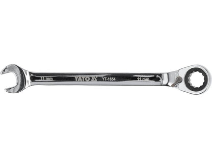 Cheie combinata cu clichet 11mm YT-1654-magazinsculeonline-YATO