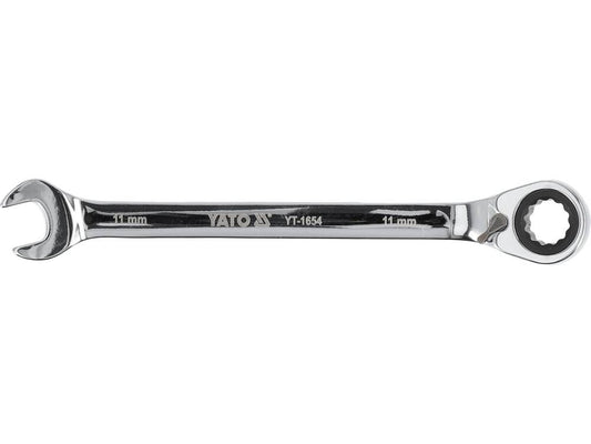 Cheie combinata cu clichet 11mm YT-1654-magazinsculeonline-YATO