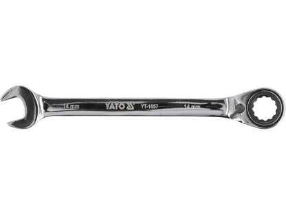 Cheie combinata cu clichet 14mm YT-1657-magazinsculeonline-YATO