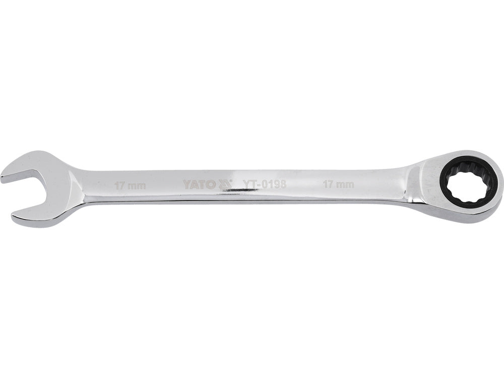 Cheie combinata cu clichet 17mm YT-0198-magazinsculeonline-YATO