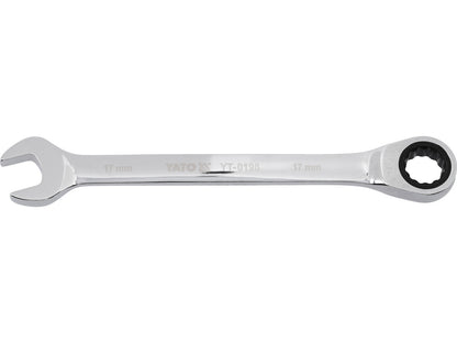 Cheie combinata cu clichet 17mm YT-0198-magazinsculeonline-YATO