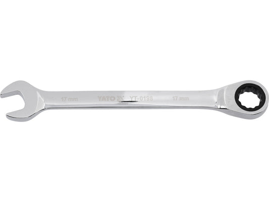 Cheie combinata cu clichet 17mm YT-0198-magazinsculeonline-YATO