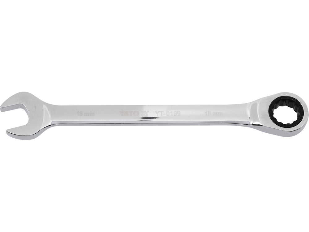 Cheie combinata cu clichet 18mm YT-0199-magazinsculeonline-YATO
