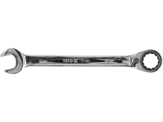 Cheie combinata cu clichet 20mm YT-1663-magazinsculeonline-YATO