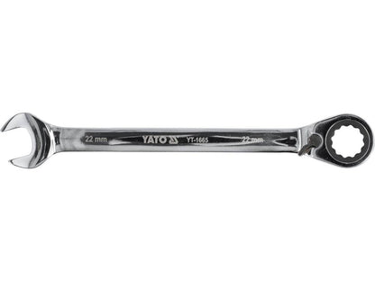 Cheie combinata cu clichet 22mm YT-1665-magazinsculeonline-YATO