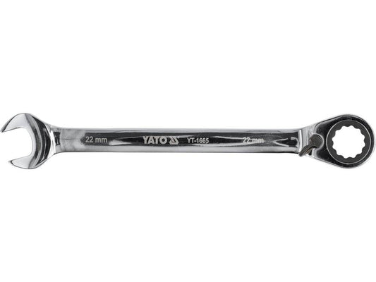 Cheie combinata cu clichet 22mm YT-1665-magazinsculeonline-YATO