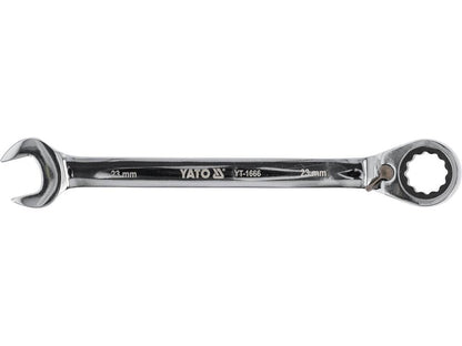 Cheie combinata cu clichet 23mm YT-1666-magazinsculeonline-YATO