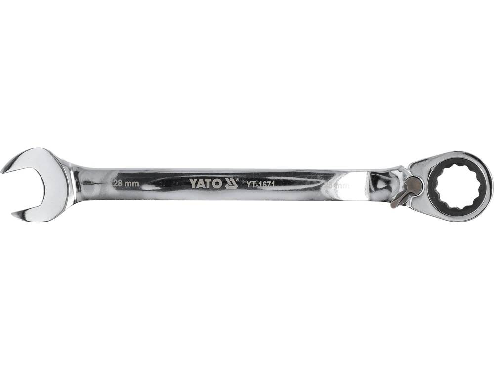 Cheie combinata cu clichet 28mm YT-1671-magazinsculeonline-YATO