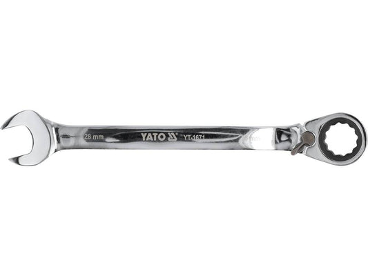 Cheie combinata cu clichet 28mm YT-1671-magazinsculeonline-YATO