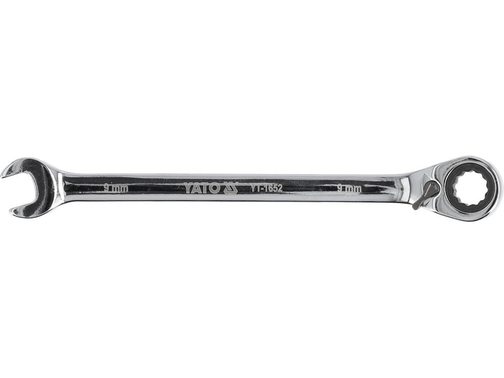 Cheie combinata cu clichet 9mm YT-1652-magazinsculeonline-YATO