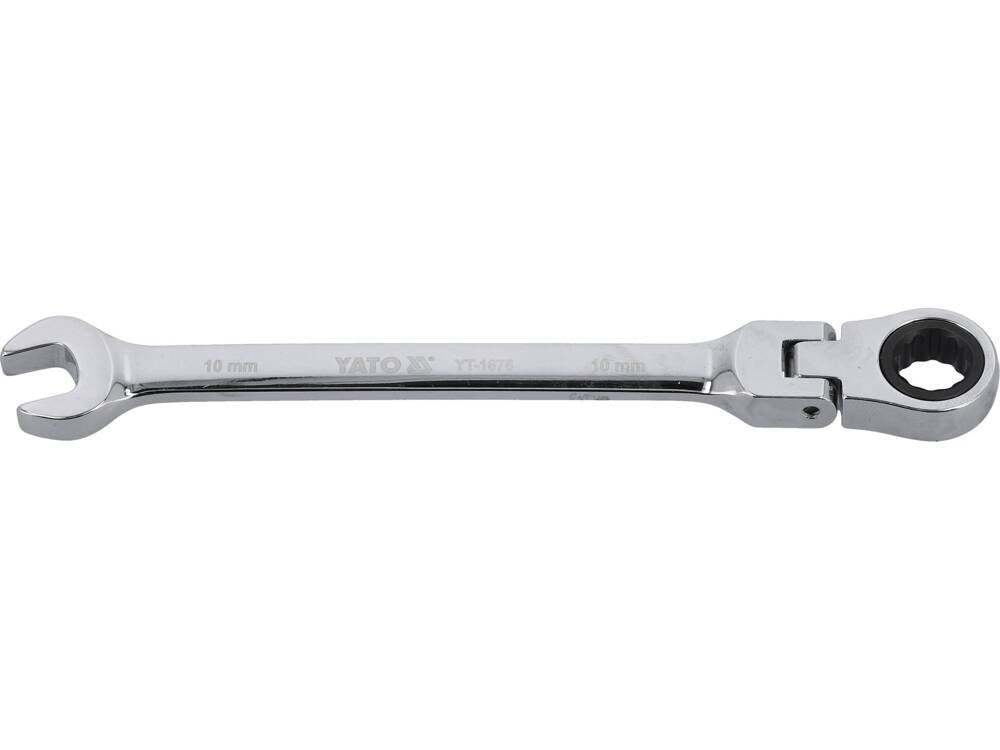 Cheie comb.cu clichet cap flexibil 10mm YT-1676-magazinsculeonline-YATO