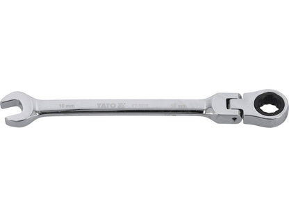 Cheie comb.cu clichet cap flexibil 10mm YT-1676-magazinsculeonline-YATO
