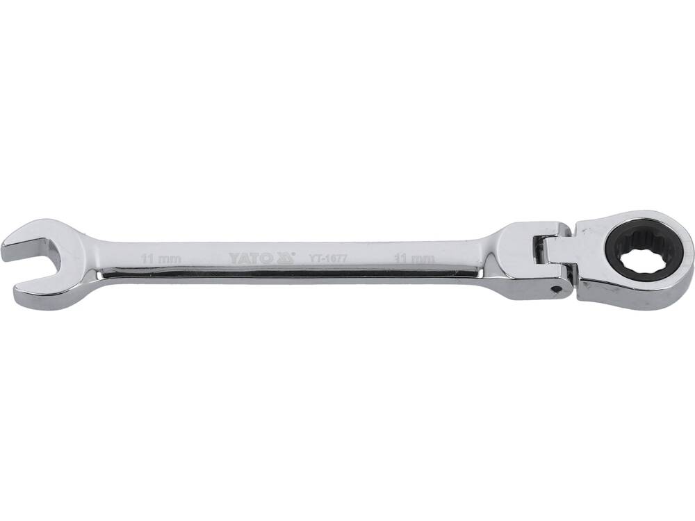 Cheie comb.cu clichet cap flexibil 11mm YT-1677-magazinsculeonline-YATO
