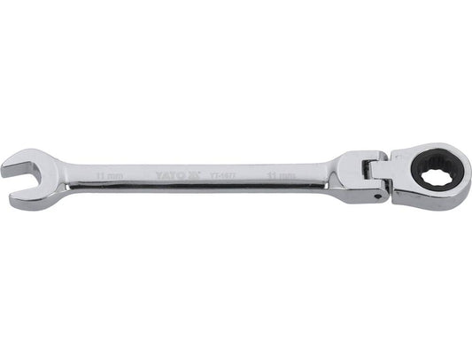 Cheie comb.cu clichet cap flexibil 11mm YT-1677-magazinsculeonline-YATO