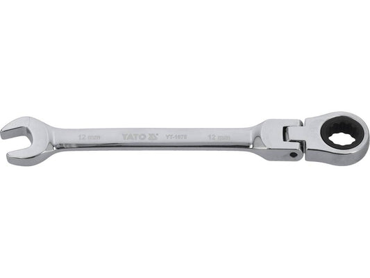Cheie comb.cu clichet cap flexibil 12mm YT-1678-magazinsculeonline-YATO