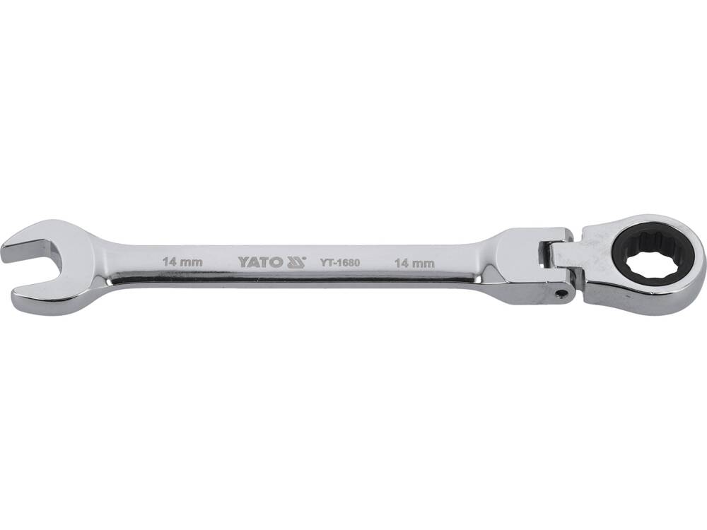 Cheie comb.cu clichet cap flexibil 14mm YT-1680-magazinsculeonline-YATO