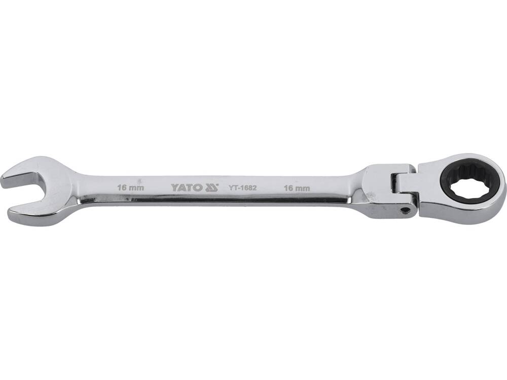 Cheie comb.cu clichet cap flexibil 16mm YT-1682-magazinsculeonline-YATO