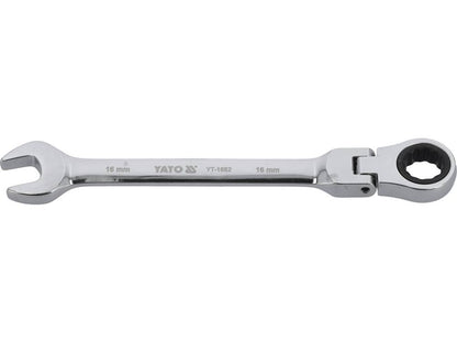 Cheie comb.cu clichet cap flexibil 16mm YT-1682-magazinsculeonline-YATO