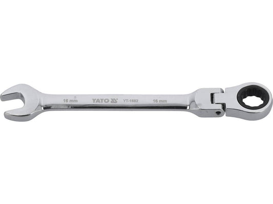 Cheie comb.cu clichet cap flexibil 16mm YT-1682-magazinsculeonline-YATO