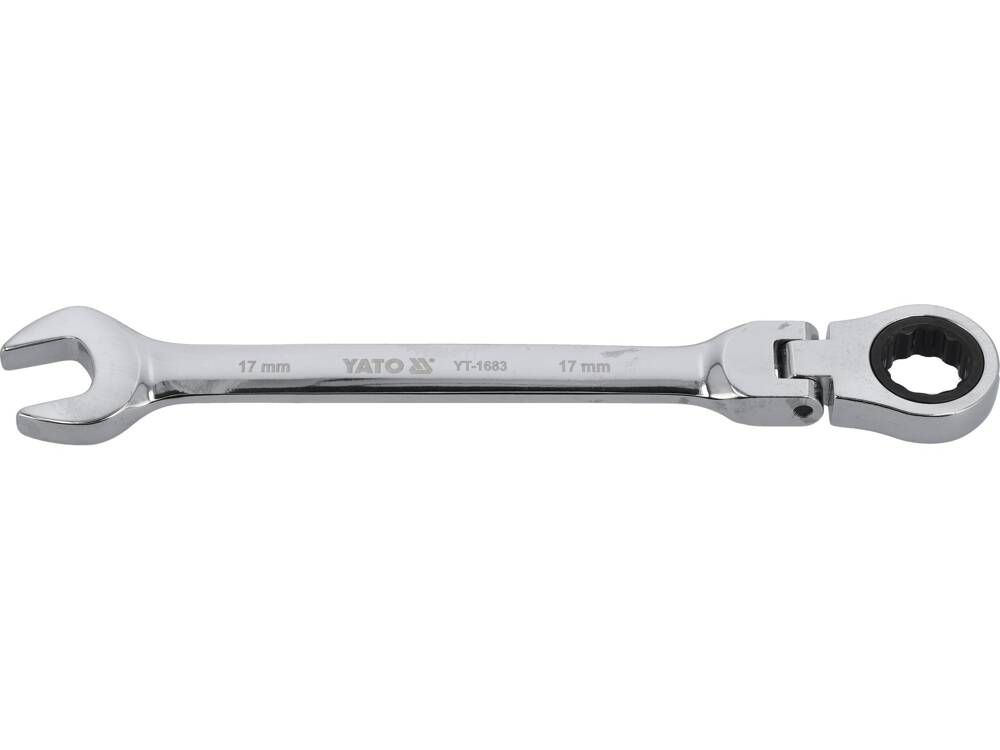 Cheie comb.cu clichet cap flexibil 17mm YT-1683-magazinsculeonline-YATO