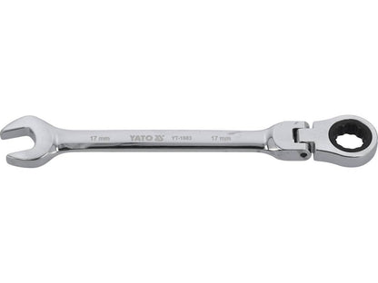 Cheie comb.cu clichet cap flexibil 17mm YT-1683-magazinsculeonline-YATO