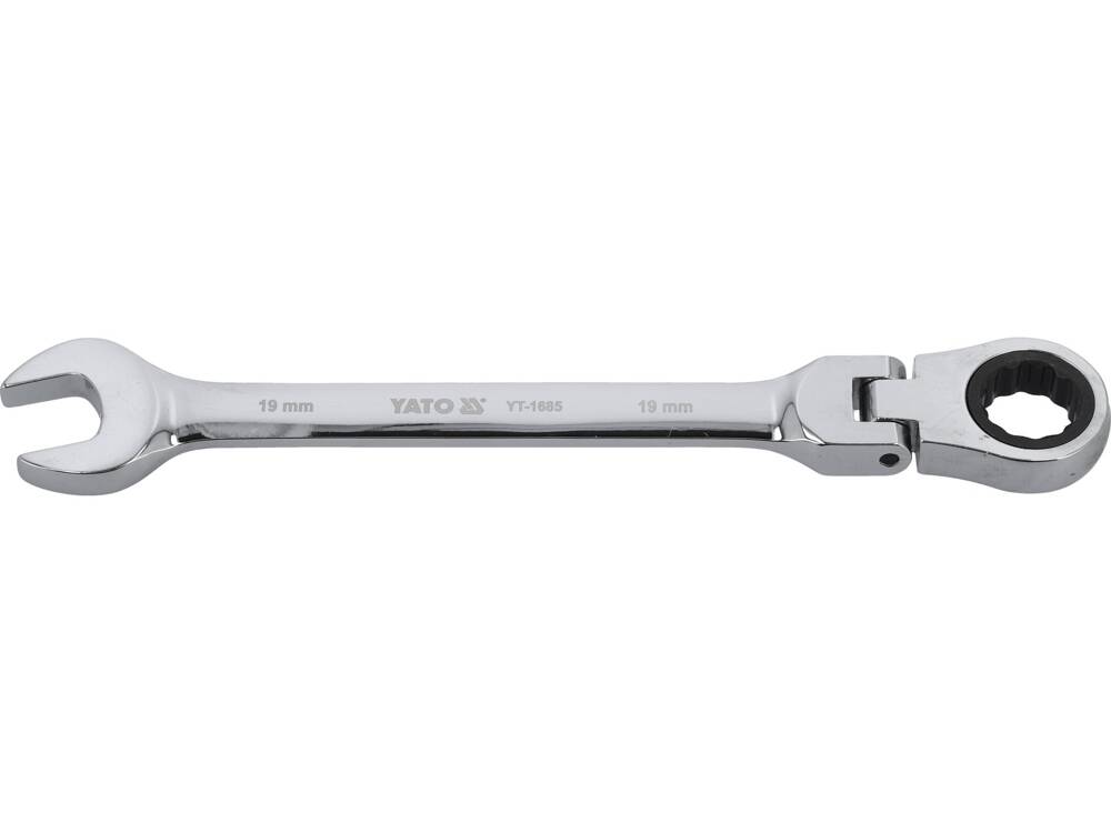 Cheie comb.cu clichet cap flexibil 19mm YT-1685-magazinsculeonline-YATO
