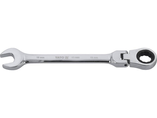 Cheie comb.cu clichet cap flexibil 19mm YT-1685-magazinsculeonline-YATO