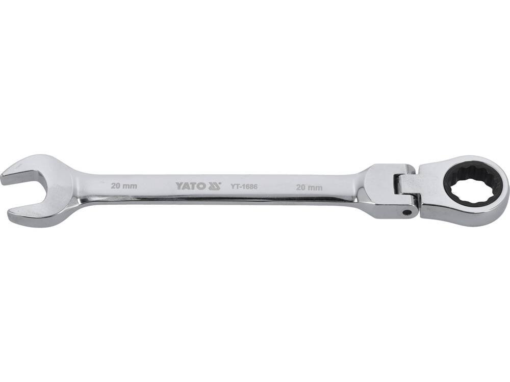 Cheie comb.cu clichet cap flexibil 20mm YT-1686-magazinsculeonline-YATO