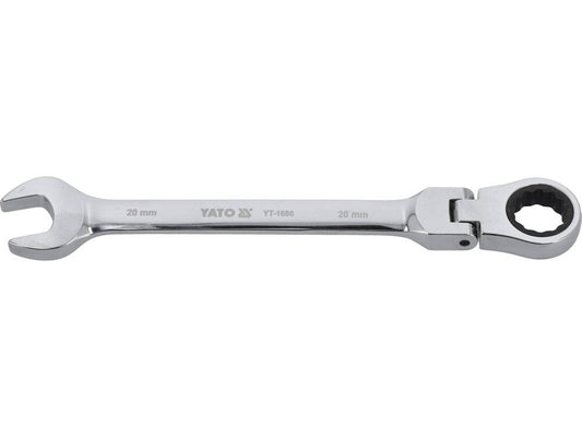 Cheie comb.cu clichet cap flexibil 20mm YT-1686-magazinsculeonline-YATO