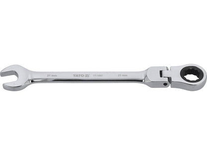 Cheie comb.cu clichet cap flexibil 21mm YT-1687-magazinsculeonline-YATO