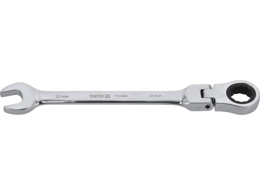 Cheie comb.cu clichet cap flexibil 22mm YT-1688-magazinsculeonline-YATO