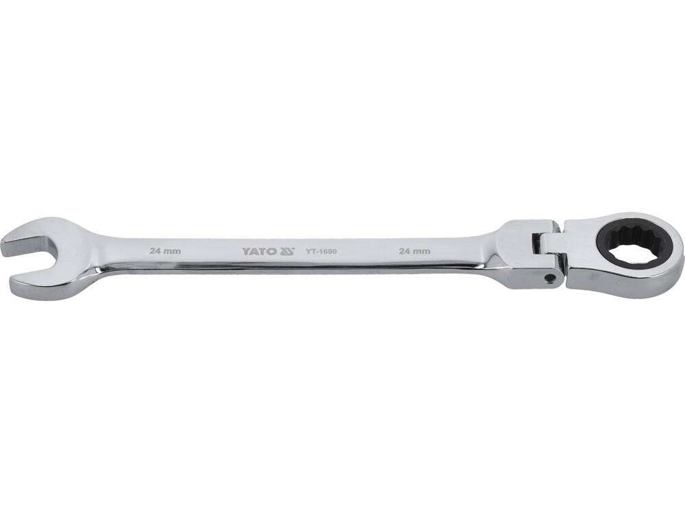 Cheie comb.cu clichet cap flexibil 24mm YT-1690-magazinsculeonline-YATO
