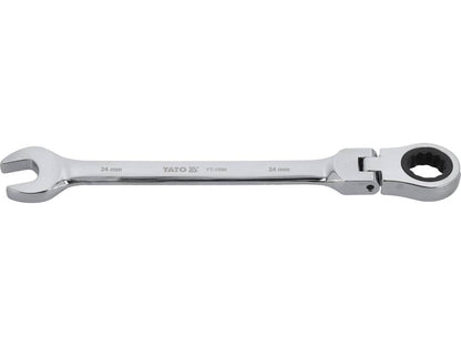 Cheie comb.cu clichet cap flexibil 24mm YT-1690-magazinsculeonline-YATO