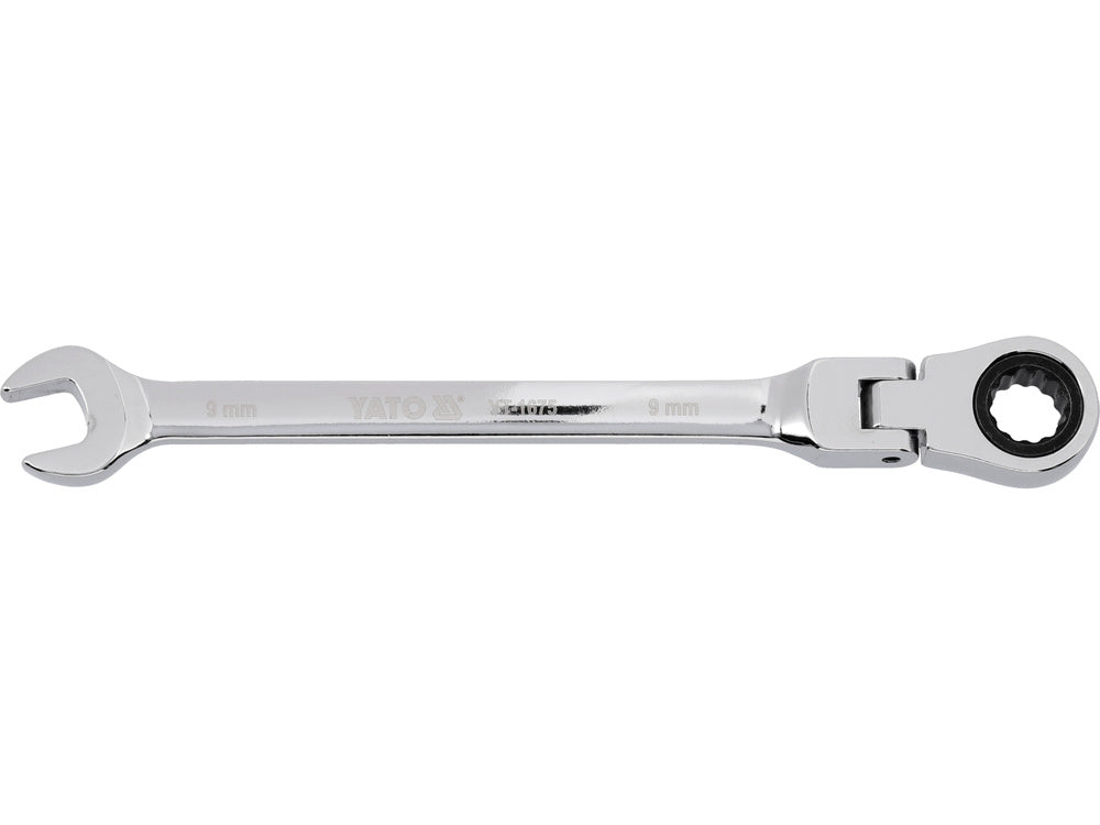 Cheie comb.cu clichet cap flexibil 9mm YT-1675-magazinsculeonline-YATO