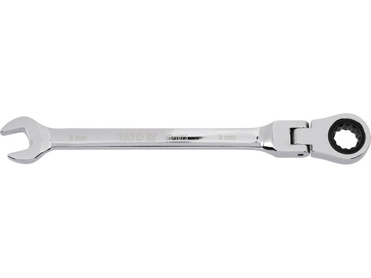 Cheie comb.cu clichet cap flexibil 9mm YT-1675-magazinsculeonline-YATO