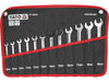 Set 12 chei combinate cu clichet YT-16505