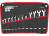 Set 12 chei comb. flexibile cu clichet YT-16973