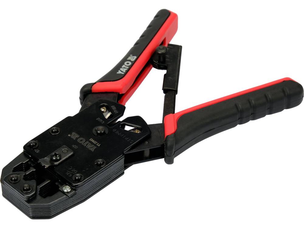 CLE?TE PENTRU SERTIZAREA MUFELOR RJ45, RJ10, RJ11 YT-22443