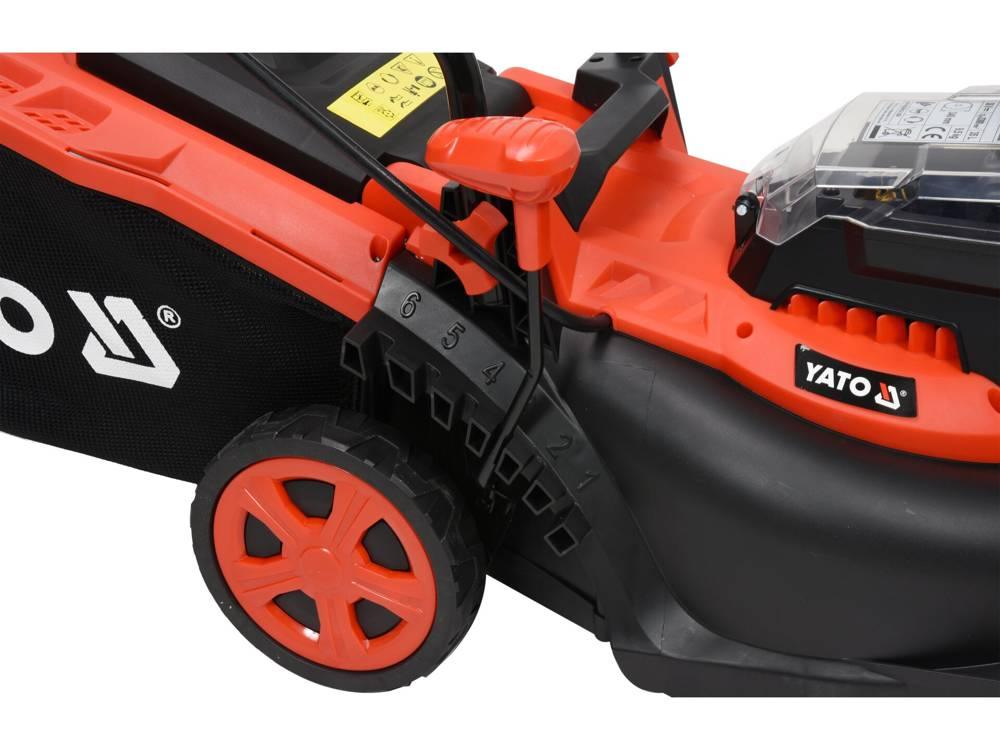Masina de tuns iarba fara acumulatori si incarcator, Li-Ion, 18 V, - Ah, 34 cm, 35 l YT-85221 - magazinsculeonline - Yato