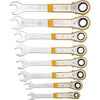 Set chei comb.cu clichet 8 buc 8-19mm