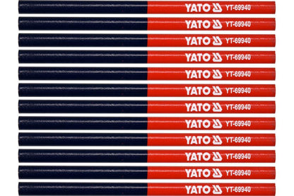 Set 12 creioane, cap dublu, 2 culori YT-69940 - magazinsculeonline - YATO