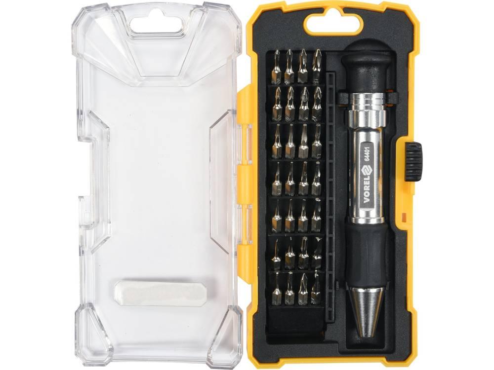 SET ȘURUBELNIȚĂ CU BIȚI, METALICĂ, 29 BUC 64401 - magazinsculeonline - Vorel
