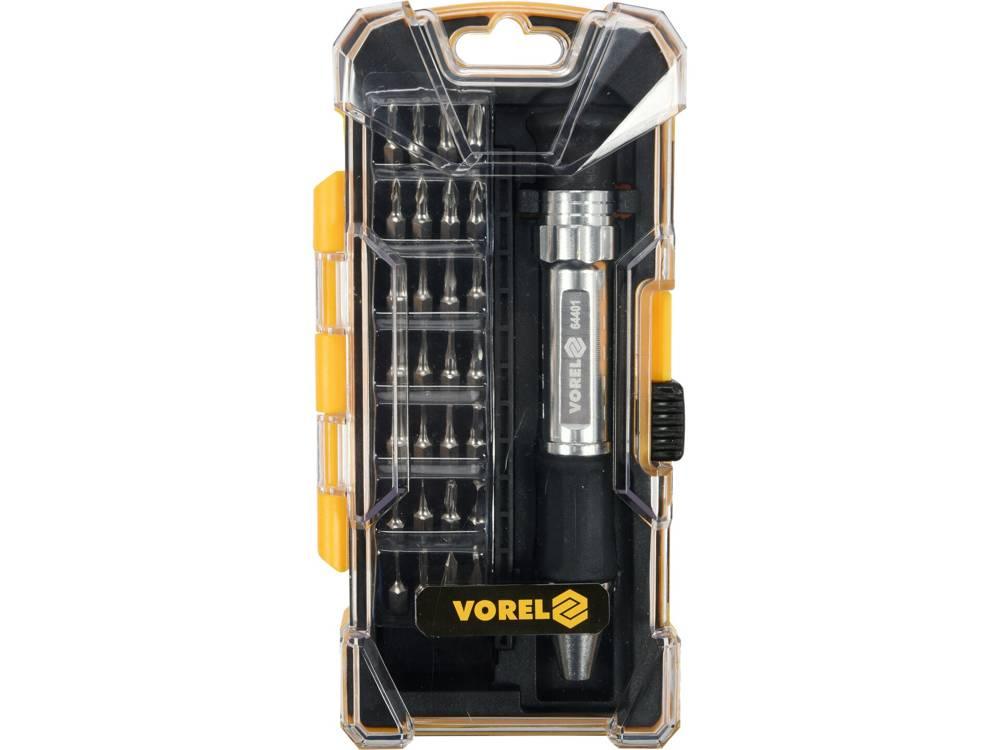 SET ȘURUBELNIȚĂ CU BIȚI, METALICĂ, 29 BUC 64401 - magazinsculeonline - Vorel