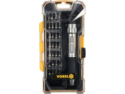 SET ȘURUBELNIȚĂ CU BIȚI, METALICĂ, 29 BUC 64401 - magazinsculeonline - Vorel
