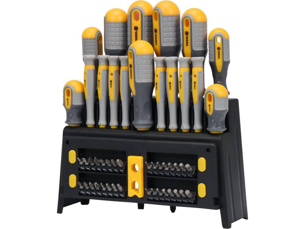 SET ȘURUBELNIȚE ȘI BIȚI, 50 PIESE 60780 - magazinsculeonline - Vorel